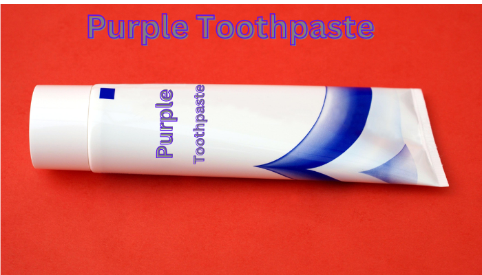 purple toothpaste