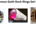 Eddie Munson Goth Rock Rings Set for Men